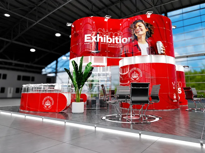 The small radius of our NEO exhibition systems