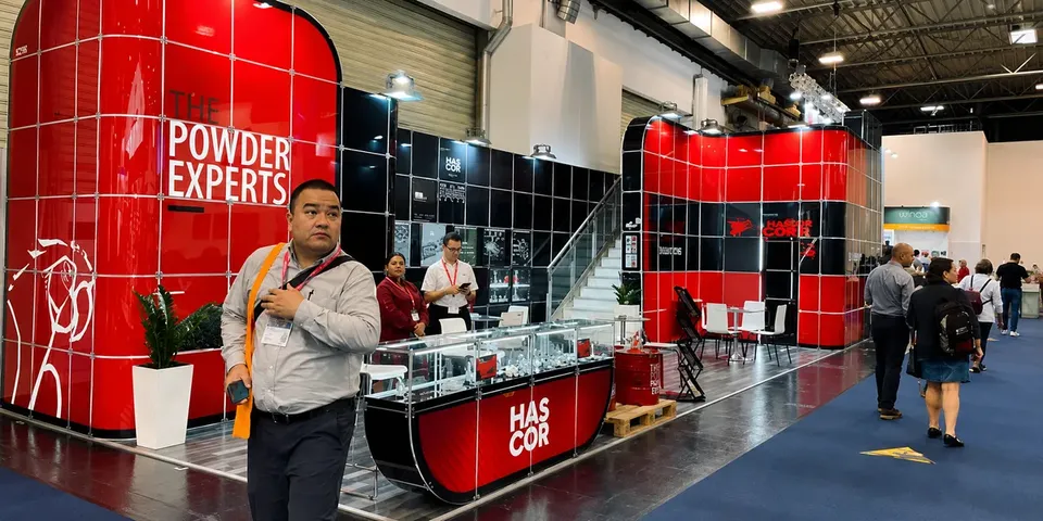 A two-storey NEO stand