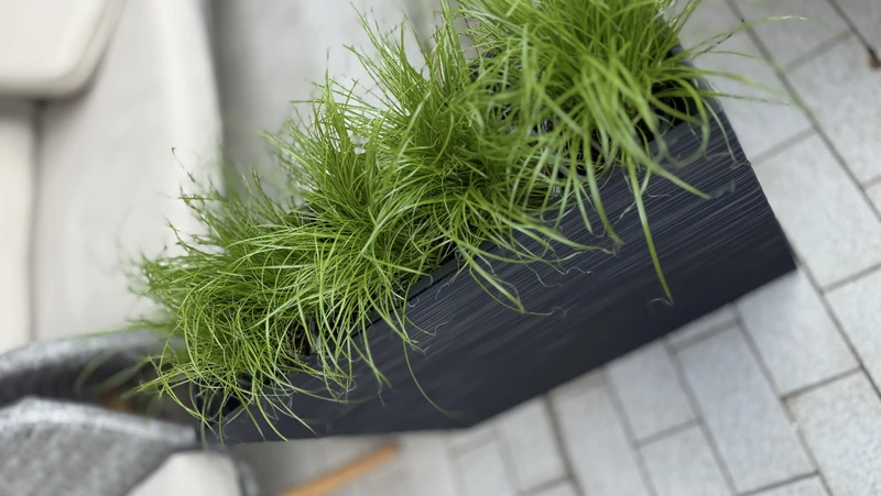 A new touch of nature for your exhibition space the NEO Grass Planter.